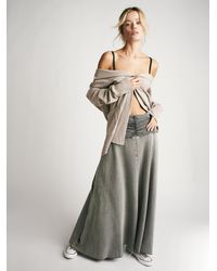 Free People Melanie Convertible Skirt - Grey