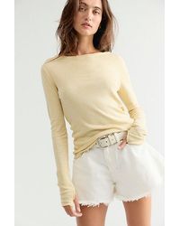 Free People - Tinsley Long Sleeve Top - Lyst