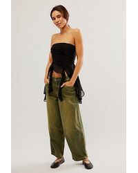 The Ragged Priest - Goliath Unisex Jeans At Free People In Green Wash, Size: 28 - Lyst