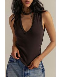 Free People - Neria V-Neck Tank Top - Lyst