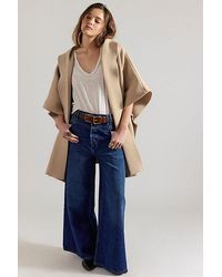 Free People - All I Need Cozy Hooded Kimono At In Sand - Lyst