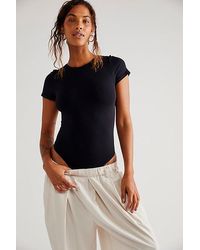 Intimately By Free People - Clean Lines Tee Bodysuit - Lyst