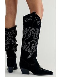 For Love & Lemons - Winnie Western Boots Shoe - Lyst