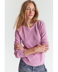 Free People - Easy Does It Long Sleeve Tee - Lyst