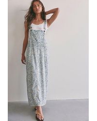 Free People - Hanson Apron Midi Dress - Lyst