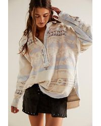 Free People - Arizona Sky Pullover At Free People In Ice Combo, Size: Xs - Lyst