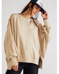 Free People Camden Pullover in Green | Lyst