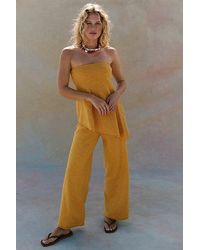 free-est - Krista Cotton-Linen Sweater Set By - Lyst