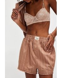 Free People - We The Free Day To Day Striped Boxers - Lyst