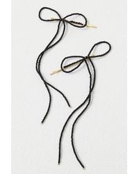 Free People - Dainty Beaded Bow Pin - Lyst