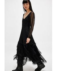 Nigel Preston - Lace Tiered Dress - Lyst