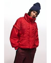 Free People - Let's Race Fleece Lined Recycled Yarn Beanie - Lyst