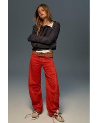 Free People - We The Free Fable Washed Cord Twisted Jeans - Lyst