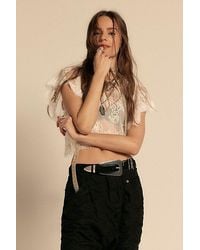 Free People - Patcha Suede Belt - Lyst