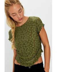 Free People - Anora Baby Tee - Lyst
