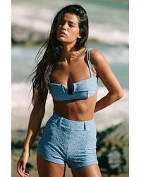 Devon Windsor - Carissa Boyshort Bikini Bottoms - Lyst