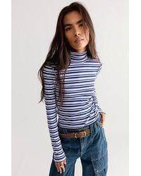 Free People - Good Good Stripe Turtleneck Top - Lyst