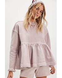 Free People - Bb Doll Sweatshirt - Lyst