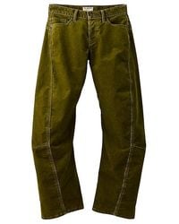 Free People - Fable Washed Cord Twisted Jeans - Lyst