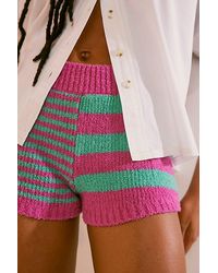 Free People - Orlanda Sweater Shorts - Lyst