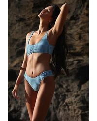 Rhythm - Lola Check Holiday Bikini Bottoms - Lyst
