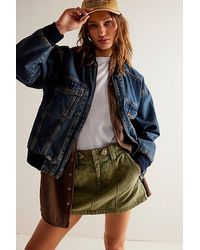 Free People - We The Free Sterling Cord Mini Skirt - Lyst