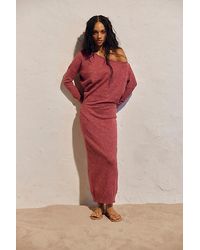 free-est - Hollis Sweater Midi Dress By - Lyst