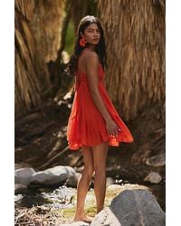 free-est - Sandoll Cotton Mini Dress By - Lyst