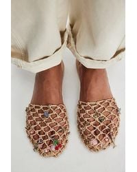Free People - Wayside Woven Flats - Lyst