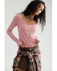 Free People - We The Free Siren Long Sleeve Top - Lyst