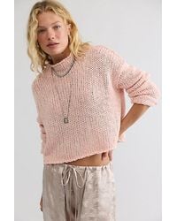 Free People - Opal Rollneck Knit Jumper - Lyst