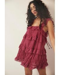 Free People - Tiered And True Romper - Lyst