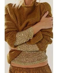 Free People - Opal Rollneck Knit Tunic - Lyst