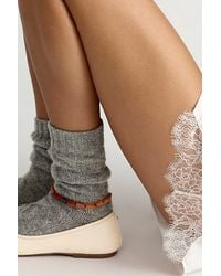 Free People - Sarri Stone Anklet - Lyst
