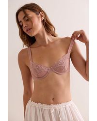 Intimately By Free People - Fiona Mesh Demi Underwire Bra By - Lyst
