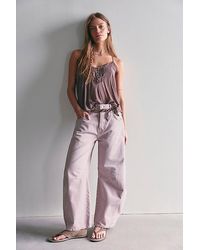 Free People - Good Luck Mid-Rise Barrel Jeans - Lyst