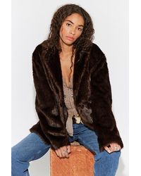 Stand Studio - Evyn Faux Fur Jacket - Lyst