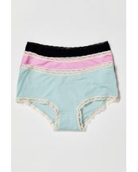 Free People - Care Fp Low-rise Hipster 3-pack Undies - Lyst