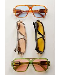 Free People - Corfu Oversized Aviator Sunglasses - Lyst
