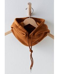 Free People - No Sweat Hoodie Balaclava At In Camel - Lyst