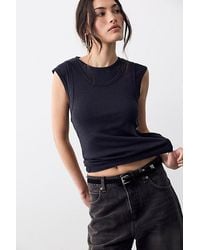 Free People - We The Free Tinsley Twofer Short Sleeve Top - Lyst