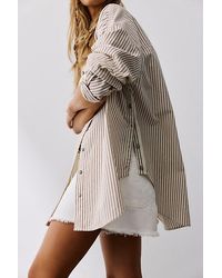 Free People - Lexi Striped Button Down Shirt - Lyst