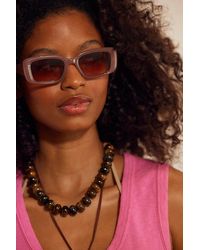 Free People - Frankie Rectangle Sunglasses - Lyst