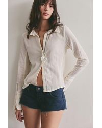 Free People - Hit The Road Micro Shorts - Lyst