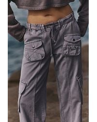 Free People - Tahiti Cargo Trousers At In Ashblown, Size: Xs - Lyst