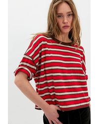 Free People - Clean Rugby Tee - Lyst