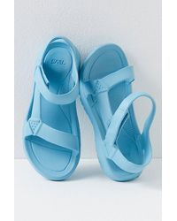 Teva - Hurricane Drift Sandals At Free People In Air Blue, Size: Us 6 - Lyst