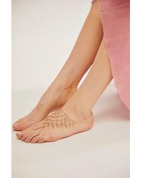 Free People - Sienna Foot Chain At In Gold - Lyst