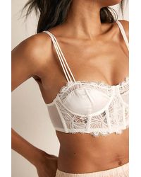 Intimately By Free People - Out And About Longline Corset Underwire Bra By - Lyst