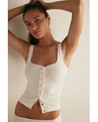 Intimately By Free People - Sweet Point Seamless Cardi Tank Top By - Lyst